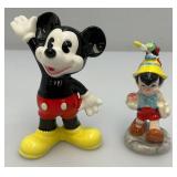Misc. Miniature Disney Collectibles And Taz Mug