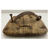 Antique Horse Bog Shoe With Horse Shoe (Very Cool) 9 1/2" x 10"