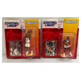1994 Starting Lineup Basketball Figures Including Carl Malone & More