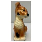 Vintage MCM Royal Copley Sitting Puppy Figurine 8 1/2" Tall
