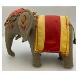 Antique Cloth Elephant 6 n1/2" x 8"