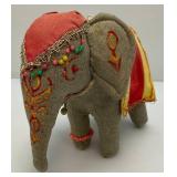 Antique Cloth Elephant 6 n1/2" x 8"