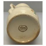 Vintage MCM Royal Copley Hand Painted Floral Vase 8"