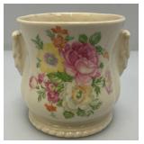 Vintage MCM Royal Copley Flowered Vase 4 x 4 1/2"