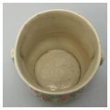 Vintage MCM Royal Copley Flowered Vase 4 x 4 1/2"
