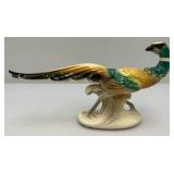 Vintage MCM Royal Copley Pheasant 12 1/4" x 6 3/4" x 3"