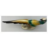 Vintage MCM Royal Copley Pheasant 12 1/4" x 6 3/4" x 3"
