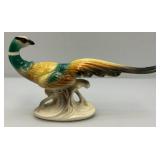 Vintage MCM Royal Copley Pheasant 12 1/4" x 6 3/4" x 3"