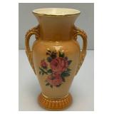 Vintage MCM Royal Copley 6 1/2" Tall Vase Peachy Beige