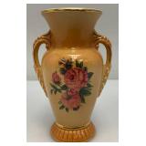 Vintage MCM Royal Copley 6 1/2" Tall Vase Peachy Beige