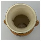 Vintage MCM Royal Copley 6 1/2" Tall Vase Peachy Beige