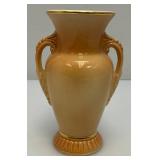 Vintage MCM Royal Copley 6 1/2" Tall Vase Peachy Beige