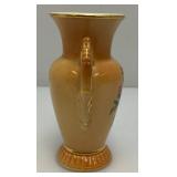 Vintage MCM Royal Copley 6 1/2" Tall Vase Peachy Beige