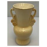 Vintage MCM Royal Copley 6 1/2" Tall Vase Peachy Beige