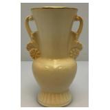 Vintage MCM Royal Copley 6 1/2" Tall Vase Peachy Beige
