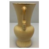 Vintage MCM Royal Copley 6 1/2" Tall Vase Peachy Beige