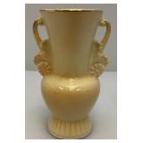 Vintage MCM Royal Copley 6 1/2" Tall Vase Peachy Beige
