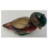 Vintage MCM Royal Copley Multicolored Mallard Duck Planter 3 1/2" x 7" x 8"