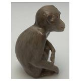 Vintage B & G Miniature Monkey Figurine 3" (Small Chip On Head)