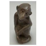 Vintage B & G Miniature Monkey Figurine 3" (Small Chip On Head)
