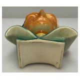Vintage MCM Royal Copley Pirate/Gypsy Wall Pocket Head Vase With Foil Label 8"
