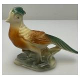 Vintage MCM Royal Copley Pheasant Figurine 2" x 4" x 5 1/4"