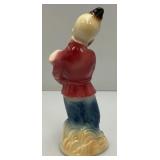 Vintage MCM Royal Copley Oriental Boy With Jug Figurine 8"