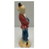 Vintage MCM Royal Copley Oriental Boy With Jug Figurine 8"