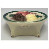 Vintage MCM Royal Copley Raised Fruit Wall pocket Planter 7 1/4"