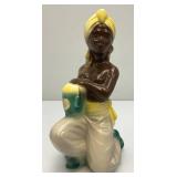 Vintage MCM Royal Copley Blackamoor Dancing Drum Player 8.5" Collectible Figurine
