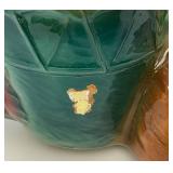 Vintage MCM Royal Copley Ceramic Little Indian W/Drums Figural Planter 3" x 6 1/4" x 6 1/2"