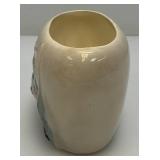 Vintage MCM Royal Copley Blue/Pink Raised Fish Planter 3 1/4" x 3 1/2" x 6"