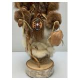 Highly Collectible Kevin & Shawn Gadomski Black Bear Totem Sculpture 16"