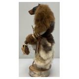 Highly Collectible Kevin & Shawn Gadomski Black Bear Totem Sculpture 16"