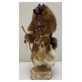 Highly Collectible Kevin & Shawn Gadomski Black Bear Totem Sculpture 16"
