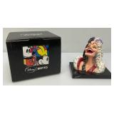 DISNEY Showcase Collection Britto "CRUELLA BUST" New In Box