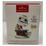 Collectible Harmark "The Nightmare before Christmas" Jack Skellington And Zero Funko Pop! Ornament (NIB)
