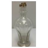 Midcentury French 4 Chamber Glass Decanter 10 1/2" Tall