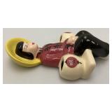 Vintage WEIL WARE California Art Pottery Asian Girl Wall Pocket Planter 10"