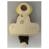 Vintage WEIL WARE California Art Pottery Asian Girl Wall Pocket Planter 10"
