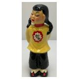 Vintage Collectible Ceramic Arts Sudio Asian Girl Figurine 6"