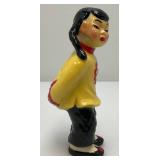 Vintage Collectible Ceramic Arts Sudio Asian Girl Figurine 6"