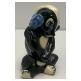 Vintage Collectible Ceramic Arts Sudio Mother Skunk And Family From BAMBI 2" & 3"