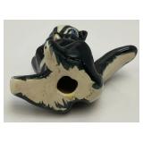 Vintage Collectible Ceramic Arts Sudio Mother Skunk And Family From BAMBI 2" & 3"