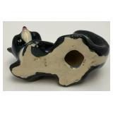 Vintage Collectible Ceramic Arts Sudio Mother Skunk And Family From BAMBI 2" & 3"