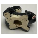 Vintage Collectible Ceramic Arts Sudio Mother Skunk And Family From BAMBI 2" & 3"
