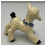Vintage Collectible Ceramic Arts Sudio Easter Lamb 3" Ceramic Sheep Figurine