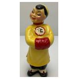 Vintage Collectible Ceramic Arts Sudio Asian Boy Figurine 6"