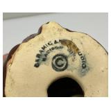 Vintage Collectible Ceramic Arts Sudio Brown Bear And Bear Cub Salt & Pepper Shakers Set 4 1/4"