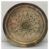 Vintage Kentucky State Fair 1993 Engraved Silver Plate Tray 15"